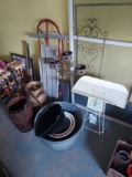 Baby Scale, Sled, Urn, Barrel, Pales, Candleholders, & more