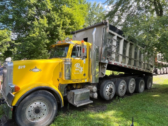 1997 PETERBILT 357 DUMP TRUCK TANDEM AXLE PLUS 3 TAG AXLES