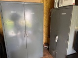 (2) steel cabinets