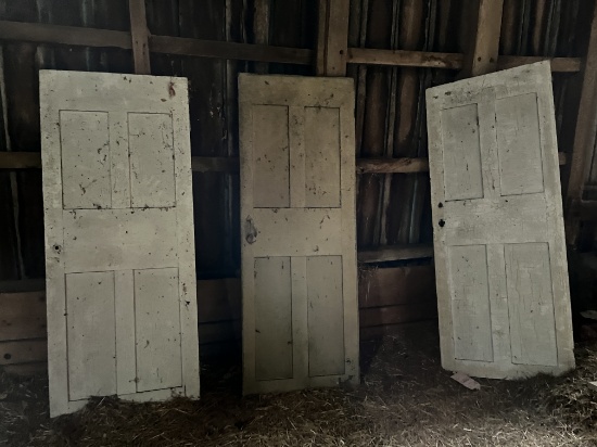 Antique wood doors