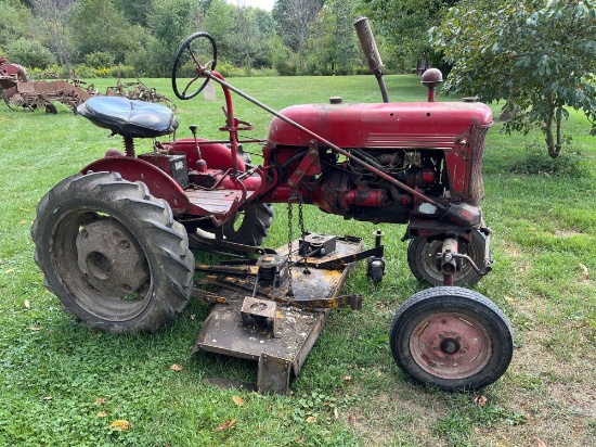 international cub w/ belly mower