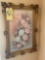 Floral oil painting signed Davis