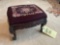 needle point foot stool