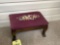 needle point foot stool