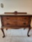 Handsome Queen Anne 2 drawer stand