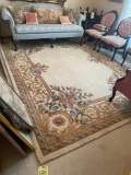 8ft x 11ft intake sculpted Chinese rug