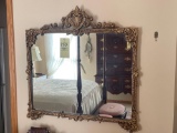 ornate gold frame mirror