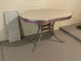 vintage chrome dinette table