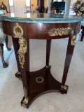 French Empire style marble top table, 30