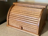 Oak bread box.