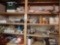 Contents of Shelving inc.Coolers, Wire, Paint Supplies