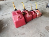 Four fuel cans