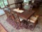 Claw Footed Dining Table and 8 Chairs