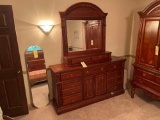 Nice Solid Wood Dresser with Mirror