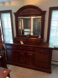 Nice Solid Wood Dresser with Mirror