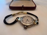 14kt White Gold Elgin Wrist Watch