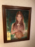 Framed Nude Painting
