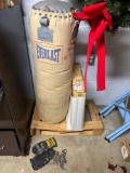 Everlast Punching Bag and Gloves, Wreaths