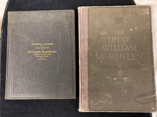 (2) Books (1901 Life of Wm. McKinley, 1902 Memorial Address on Life & Character of McKinley).
