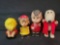 4 United plastic Peanuts character figures