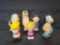 United and Avon plastic and rubber Peanuts figures