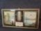 New Barnett Cafe 1950 advertising thermometer silhouette themed frame