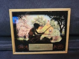 Fox River Co-Operative Association advertising silhouette themed frame