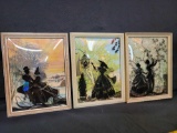 3 Framed silhouettes