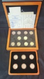 16 Piece Capital Hoard Morgan silver dollar set 1878-1921 dates, specific dates and mint marks