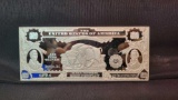 Washington Mint 1994 1/2 Pound bar of .999 silver with certificate