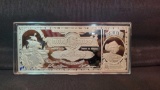 Washington Mint 1992 1/2 Pound bar of .999 silver with certificate