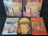 Walt Disney Snow White records, book, souvenir album