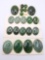 Loose Jade/Jadeite green stone cabochons