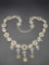 Jeweled/rhinestone costume necklace