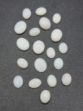 Genuine loose opal cabochon stones