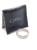 New - Men's titanium wedding band ring by CHISEL