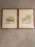 2 Paul Brown Race Horse Prints