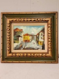 Oil Painting with Frame Signed