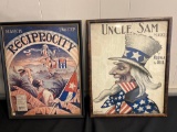 (2) Uncle Sam sheet music covers.