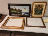 Lot 2 Prints and 2 Frames