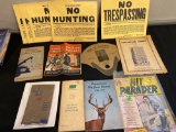 Hunting signs, Red Ball Scale Model Trains booklet