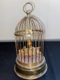 German windup musical bird in cage, 13