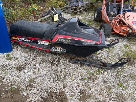 Yamaha Bravo Snowmobile