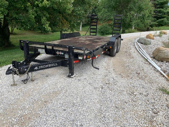 2018 Iron Bull 20ft Equiptment Trailer