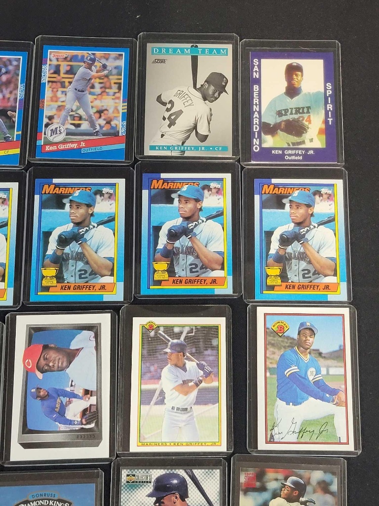 50 Ken Griffey Jr Baseball Cards with Rookie Cards RCs | Art, Antiques &  Collectibles Collectibles Sports Memorabilia Sports Cards Baseball Cards |  Online Auctions | Proxibid