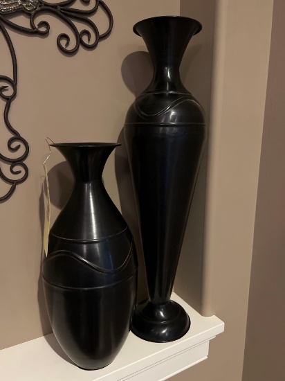 (2) Decorative Vases