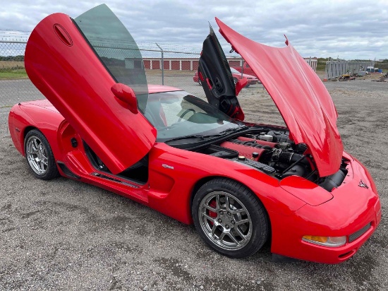 2004 Chevy Corvette Z06 stick shift with 58,634 miles. (10% buyers premium on this item only)