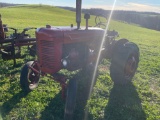 Farmall A been sitting sev years. stored inside