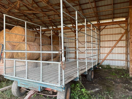 16Ft Cage Hay Wagon