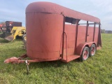 14 Ft Steel Bumper Pull Trailer